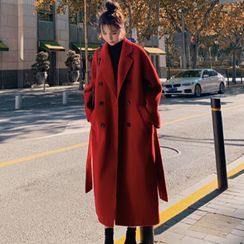 Elvik - Double Breasted Long Coat Elvik - Double Breasted Long Coat