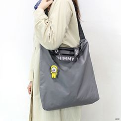 BABOSARANG - 'BT21' Letter-Strap Shopper Bag with Keyring BABOSARANG - 'BT21' Letter-Strap Shopper Bag with Keyring