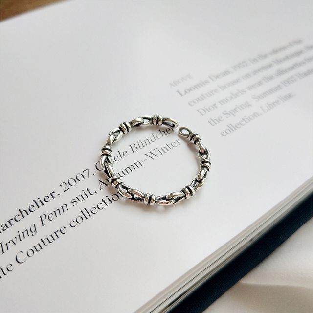 Gaya-Sterling Silver Open Ring