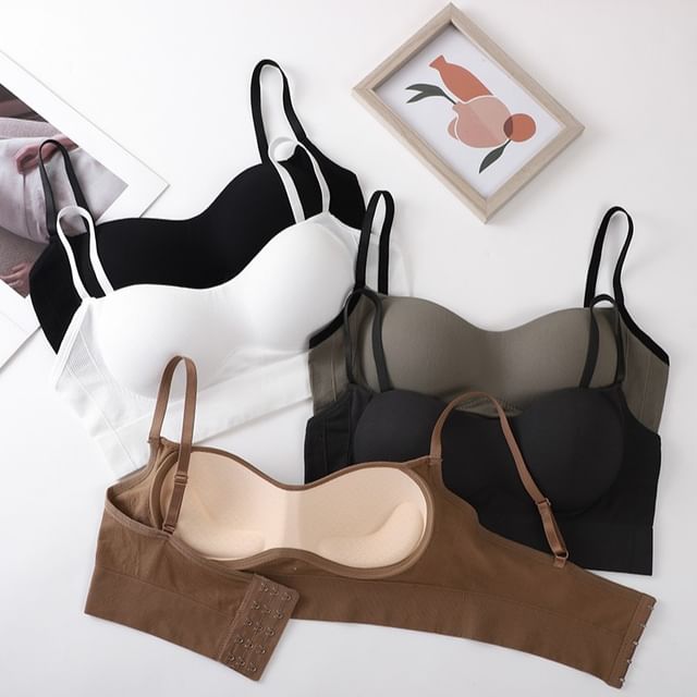 Wildery-Seamless Plain Bra