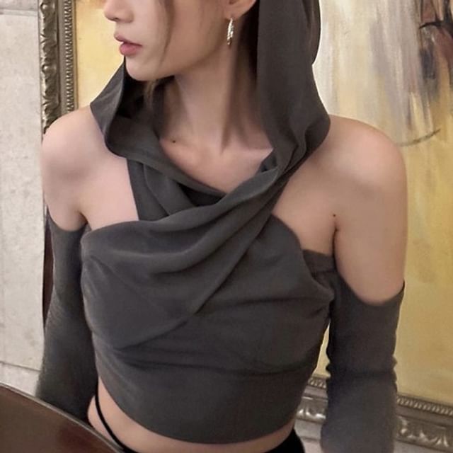 トップス OVERCOAT DROPPED SHOULDER TOP WITH HOOD OVERCOAT】DROPPED SHOULDER TOPWITH HOOD – Amanojak.