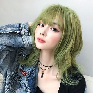 SEVENQ-Wavy Short Full Wig