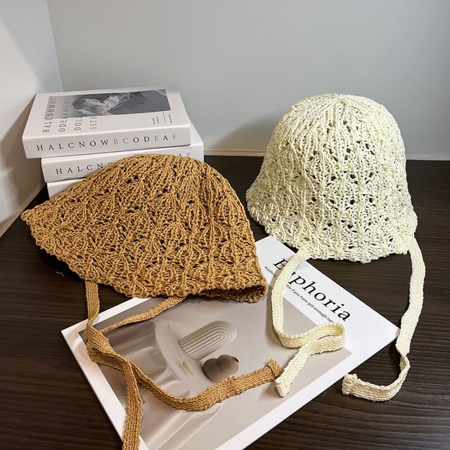 Raconteur-Straw Bucket Hat