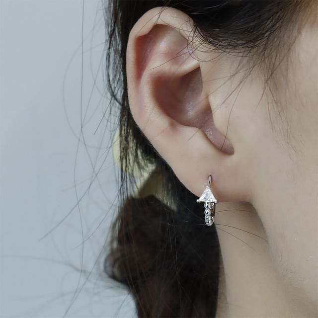Chimerro-Rhinestone Hoop Earring