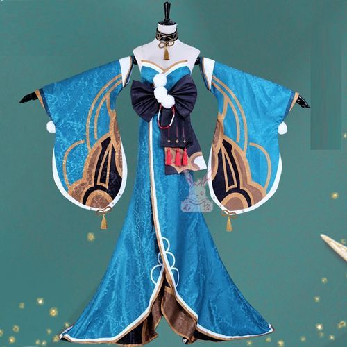 Genshin Impact Miss.Hina cosplay costume, Large Size store Cosplay Costume