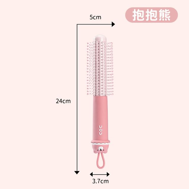 Honeyfluff - Bear 2 in 1 Hair Brush with Brush Cleaning Tool