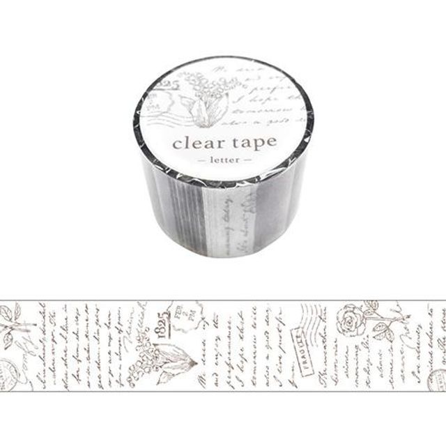 MIND WAVE-Clear Tape 30mm Letter