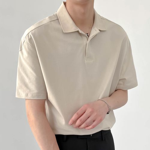 men's elbow length polo shirts