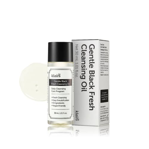 Dear, Klairs Gentle Black Fresh Cleansing Oil Mini