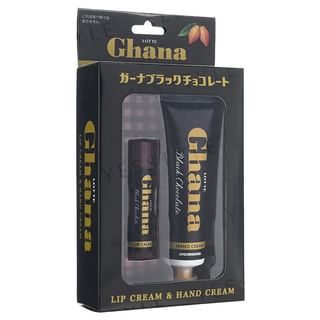 RACE - Lotte Ghana Black Chocolate Lip Cream & Hand Cream Set