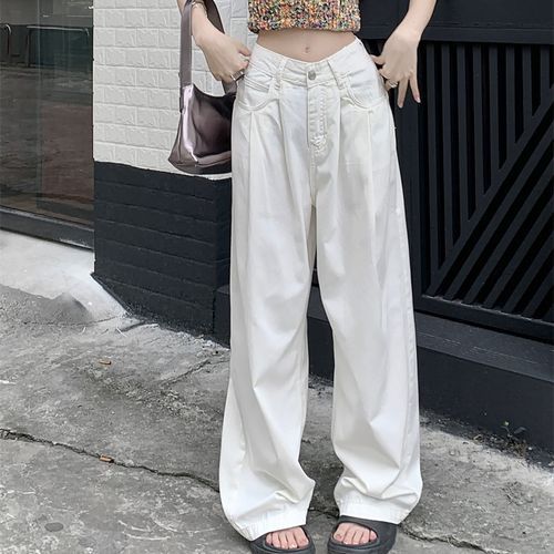 YesStyle, Pants & Jumpsuits, Wide Leg Pants With Cute Button Details