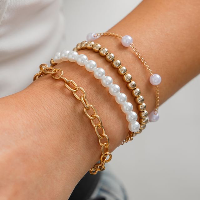 Seirios-Beaded Bracelet Set