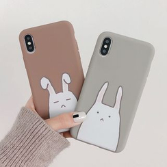 Aion - 小兔印花手机套 - iPhone XS Max / XS / XR / X / 8 / 8 Plus / 7 / 7 Plus / 6s / 6s Plus Aion - 小兔印花手机套 - iPhone XS Max / XS / XR / X / 8 / 8 Plus / 7 / 7 Plus / 6s / 6s Plus