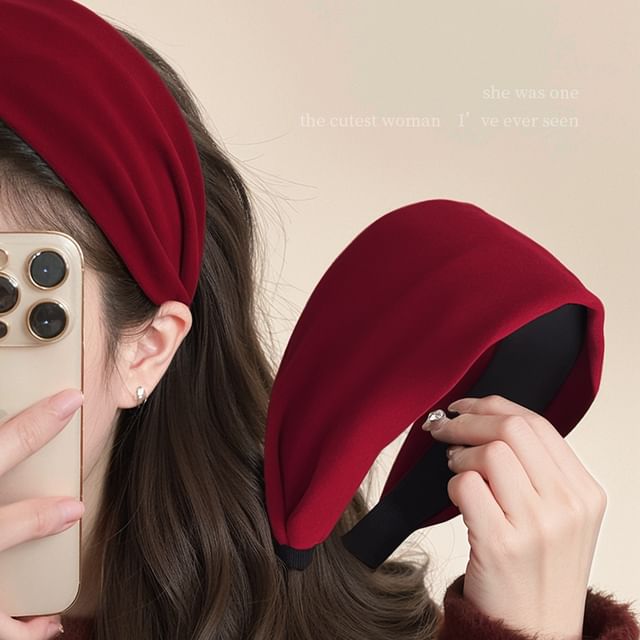 Jael-Plain Wide Headband