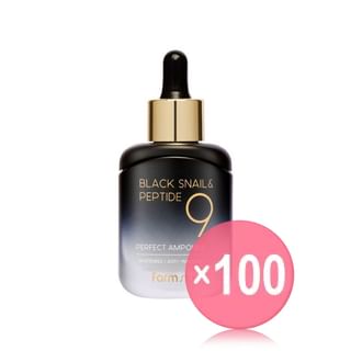 Farm Stay - Black Snail & Peptide9 Perfect Ampoule (x100) (Bulk Box)