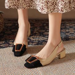 Red Wolf - Two-Tone Sandals