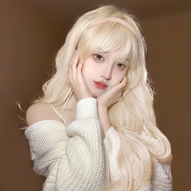 Pin Show-Long Full Wig - Wavy