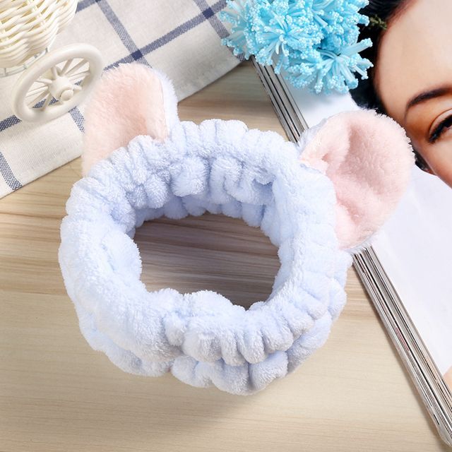 MOROE Terrycloth Cat Ear Face Wash Headband YesStyle