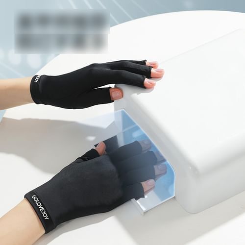 tuban - Fingerless Anti UV Gloves for Gel Nail Art