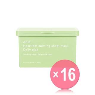 Abib - Heartleaf Calming Sheet Mask Daily Pick (x16) (Bulk Box)