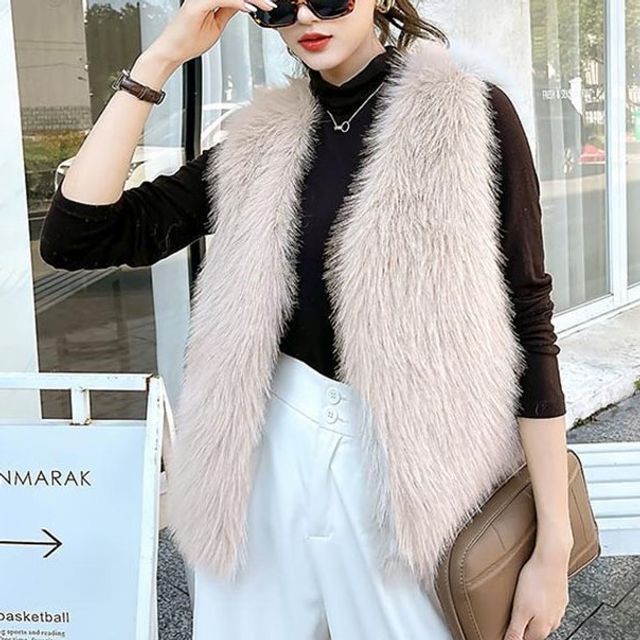 Everose-Fluffy Vest