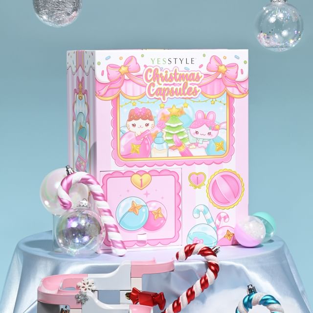 YesStyle Beauty Box 'Christmas Capsules' Beauty Advent Calendar 2024 YesStyle