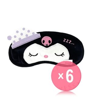 ASUNAROSYA - Sanrio Kuromi Eyemask with Case (x6) (Bulk Box)