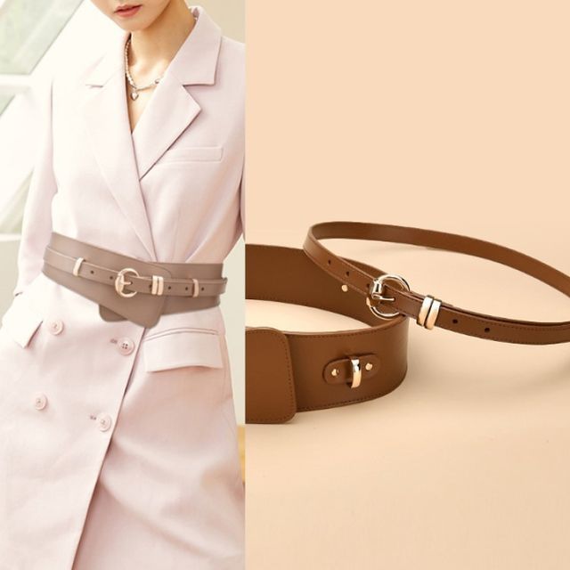 Rofuka-Genuine Leather Cincher Belt
