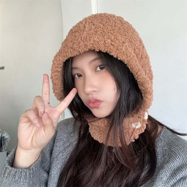 4-4 STUDIO-Fleece Trapper Hat