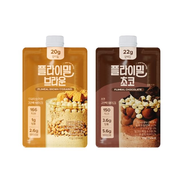 FULLight-Bundle FLIMEAL Protein Shake Choco Brown