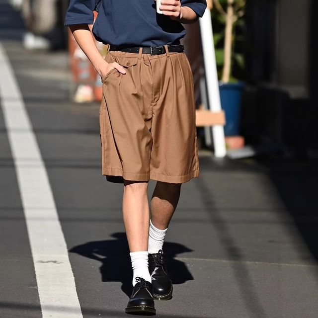 Neonity Wear-Mid Rise Plain Shorts
