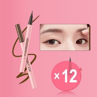 PINKFLASH - Waterproof Easy Eyeliner - 2 Colors (x12) (Bulk Box)