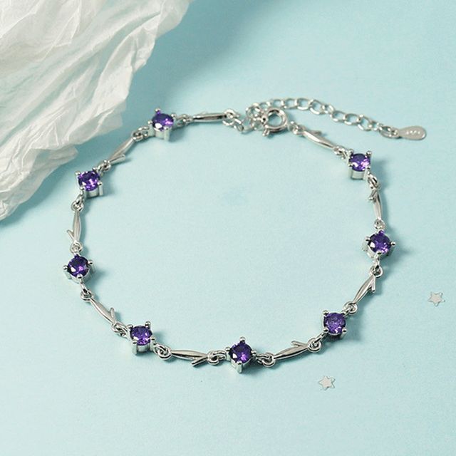 Forainer-Rhinestone Bracelet