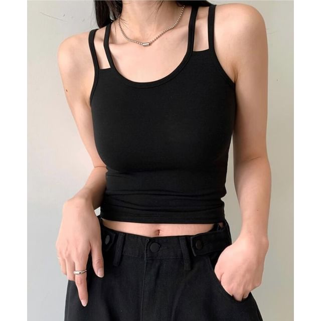 SeoulPop-Plain Tank Top