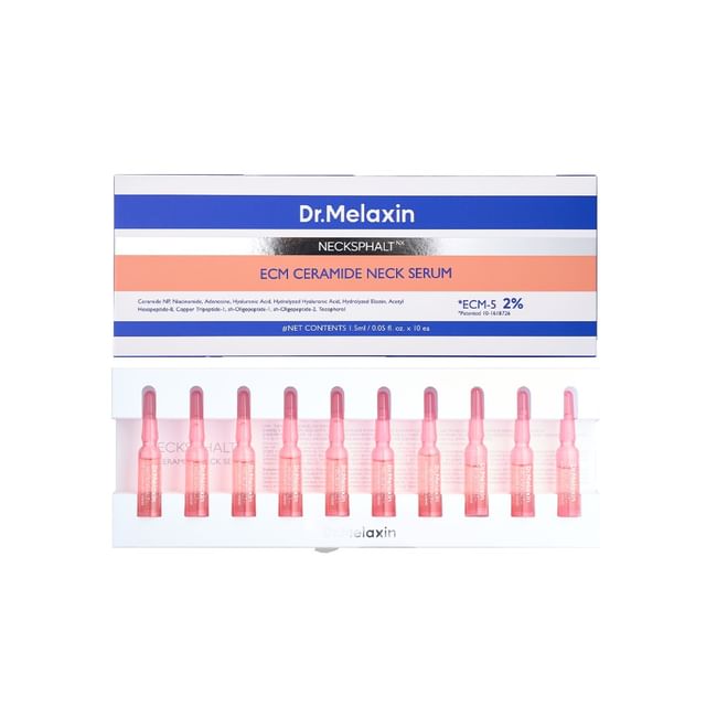 Dr-Melaxin-Sérum para Pescoço Necksphalt ECM Ceramida-15 Ml X 10 Unid