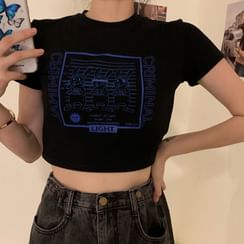 Laurinda - 情侶款小兔印花短袖T裇 Laurinda - 情侶款小兔印花短袖T裇