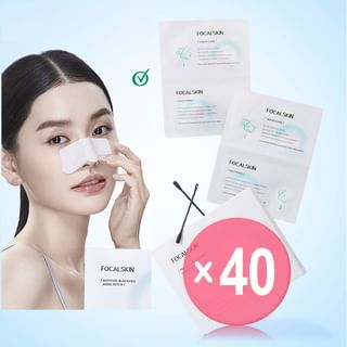 FOCALSKIN - Removes Blackhed Nose Patch Set (x40) (Bulk Box)