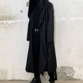 ANCHO - Hooded Long Trench Coat | YesStyle