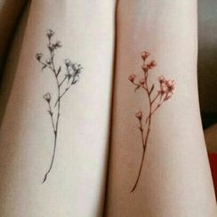 Tattoo Kingdom(タトゥキングダム) - Flower Waterproof Temporary Tattoo