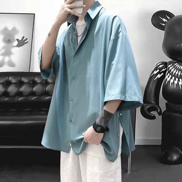 Wolfkane-34-Sleeve Plain Shirt