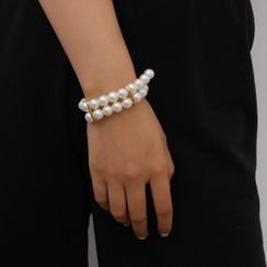 Seirios - Faux Pearl Layered Bracelet Seirios - Faux Pearl Layered Bracelet
