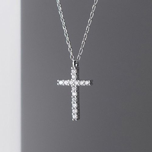 Rhinestone-Cross-Necklace