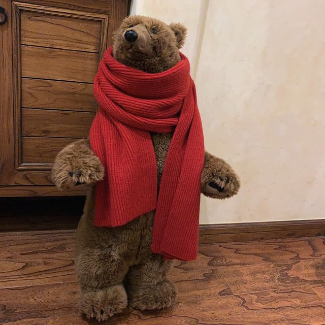 Glotto-Plain Ribbed Scarf