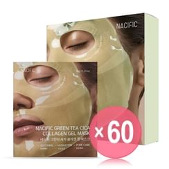 Nacific - Green Tea Cica Collagen Gel Mask Set (x60) (Bulk Box)