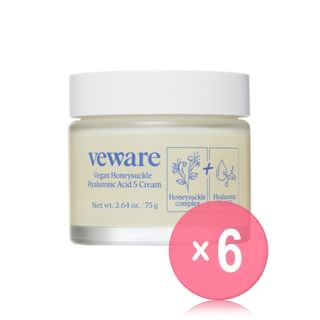 veware - Vegan Honeysuckle Hyaluronic Acid 5 Cream (x6) (Bulk Box)