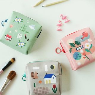 BABOSARANG - 'Du-Dum' Series Illustration Pouch | YesStyle