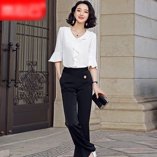 formal wear pants and blouse