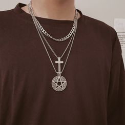 InShop Watches - Alloy Cross / Star / Necklace / Set InShop Watches - Alloy Cross / Star / Necklace / Set