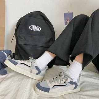 colored canvas sneakers
