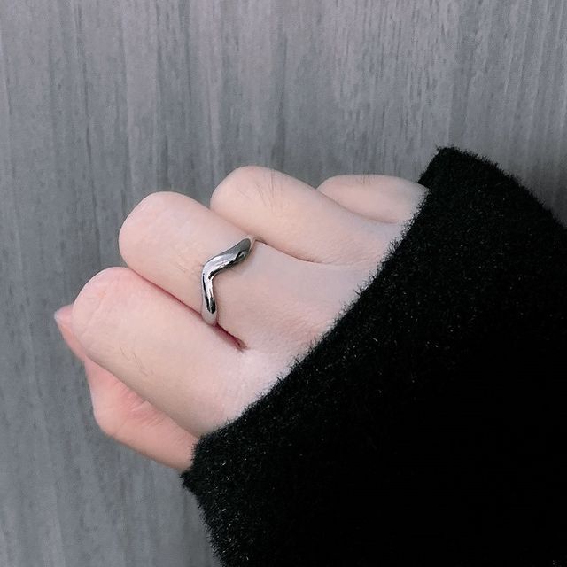 PANGU-Irregular Stainless Steel Open Ring